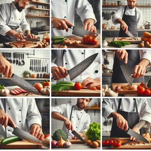 Benefits of Using Damascus Kitchen Knives