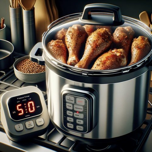 cook turkey legs in a pressure cooker at High Pressure