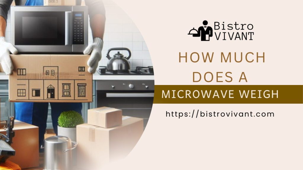 How much does a microwave weigh
