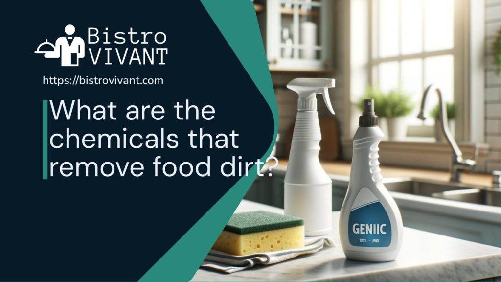 chemicals that remove food dirt