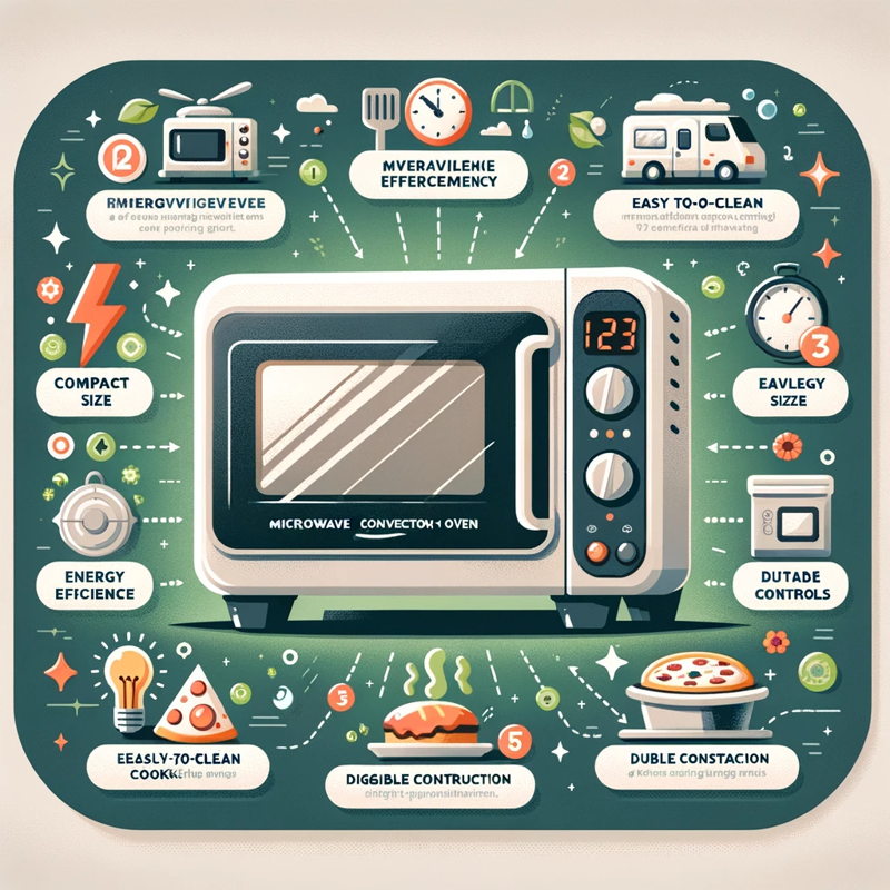 top features to look for in an RV microwave convection oven