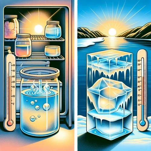 when 65.8 grams of water freezes 3