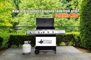 How to disconnect propane tank from grill.