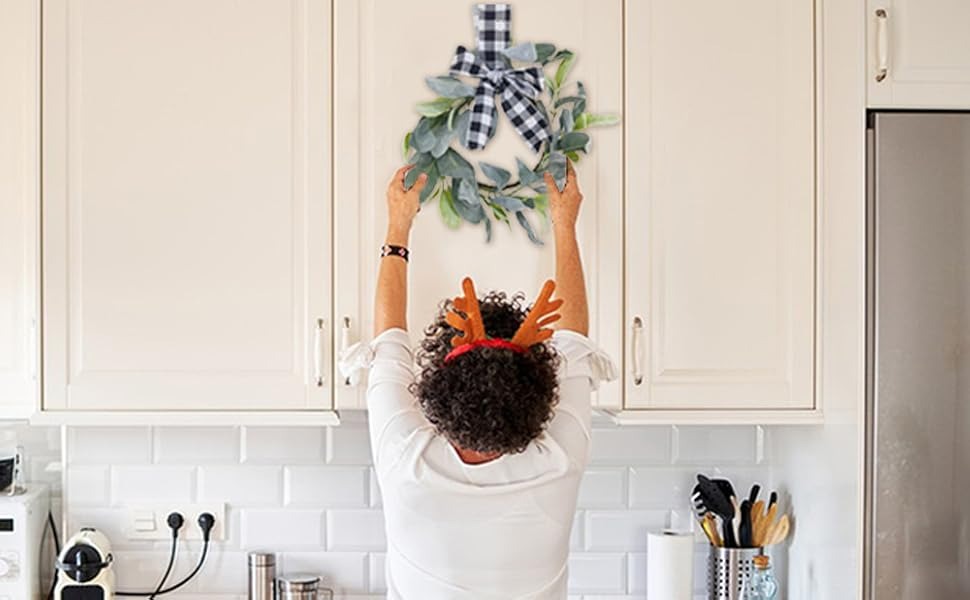 Cabinets for Wreath Installation