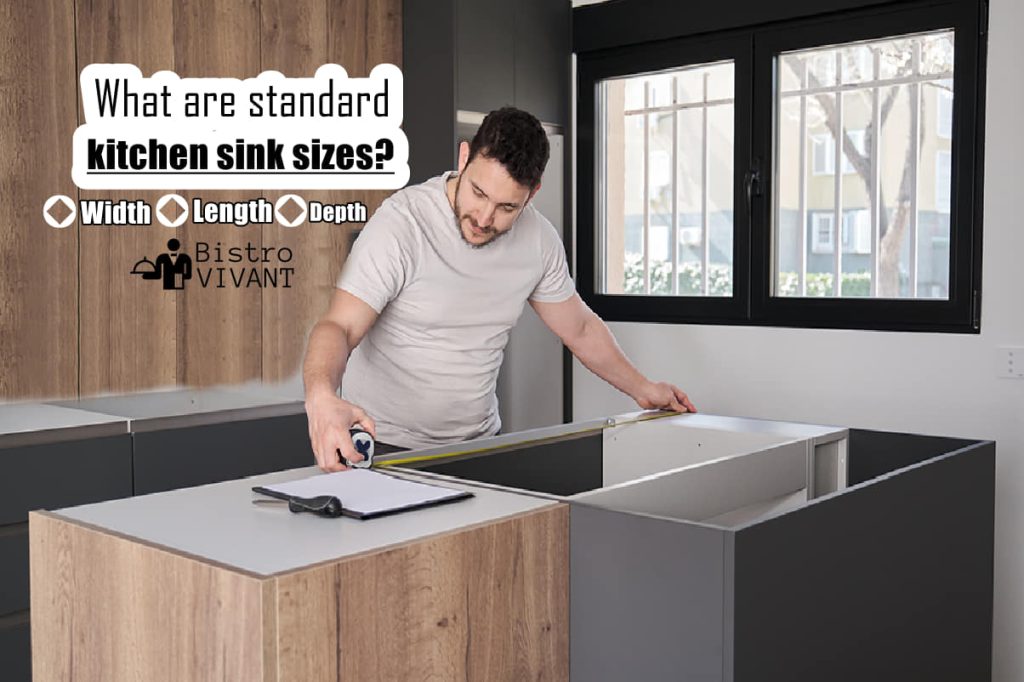 What are standard kitchen sink sizes